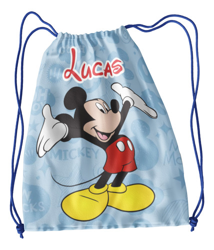 10 Morralitos Personalizados Mickey Mouse Bolsitas Dulceros Diseño Mickey Mouse