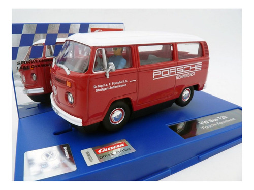 Carro Autorama Van Vw Bus T2b Porsche 1:32 Carrera Digital Cor Vermelho