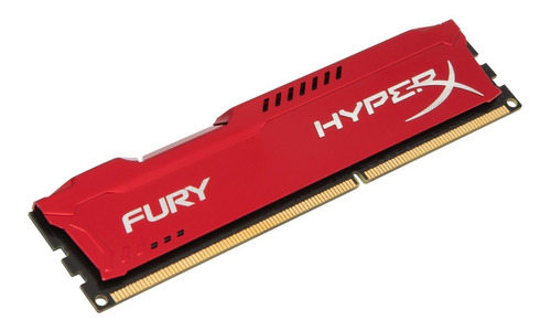 Memoria Ram Hyperx Fury Hx318c10fr/8 8gb Ddr3 1866 Mhz Rojo