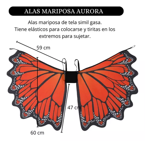 En stock Alas de disfraz de Halloween de mariposa monarca para