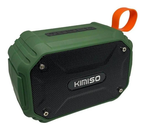 Caixa De Som Impermeável Bluetooth Portátil Kimiso Verde