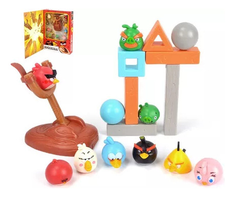 Para Niños Slingshot Bird Building Angry Set Catapultscj