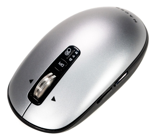 Mouse Naceb Óptico Ls1 Inalámbrico Bluetooth 3.200dpi Gris Gris