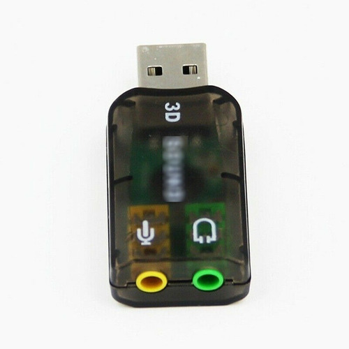 Tarjeta De Sonido Usb Audio 5.1 Canales Digital 3d Virtual D