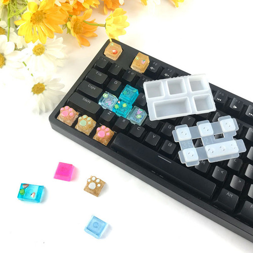 (t) Key Cap, Molde De Silicona, Para Teclado Mecánico Para J
