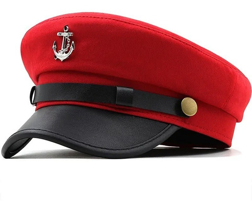 Sombrero Gorro De Capitán Clásico Marinero Disfraz Ideal