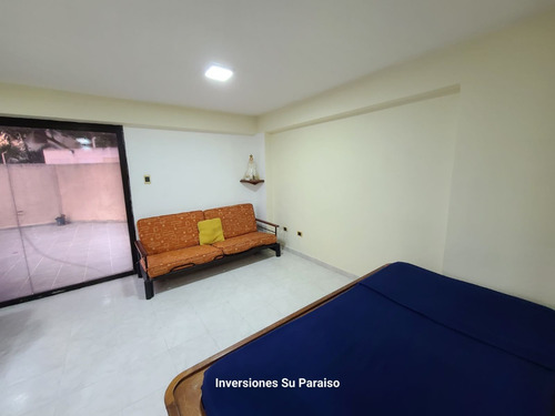 Apartamento Vacacional En Isla Margarita Con Terraza De Planta Baja En Playa El Angel