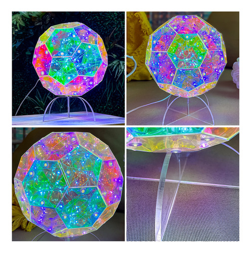 * Colorida Luz Nocturna Usb De Alambre De Cobre De Ensueño