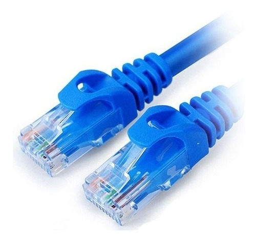 Cable Patch Cord Utp Cat 5e Red Ponchado Fabrica X 1 Metro