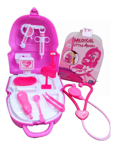 Kit Set De Doctor Enfermera Maleta Juguete Para Niños