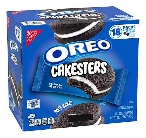 Oreo Cakesters Soft Snack Cakes Pastelitos Suaves 18 Pack