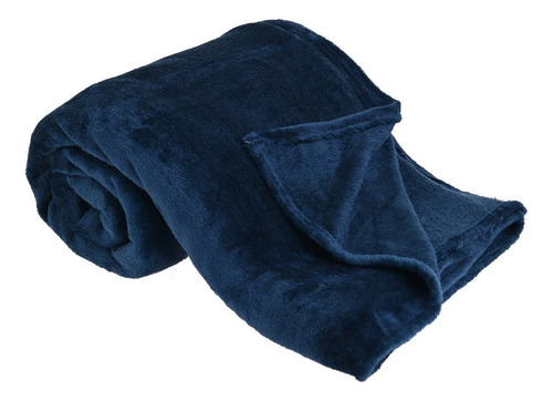 Cobija Super Suave, Cobertor Frazada Matrimonial, Premium Color Azul Petróleo Lisa Azul Petróleo
