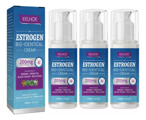 - Crema De Estrógeno, Crema De Estrógeno Natural De 100 Ml