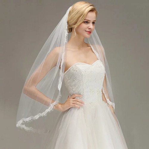 Velos De Novias Con Encaje | Importados