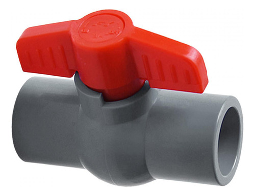 Válvula De Bola De Pvc Mango En T Válvula De Gris 25mm