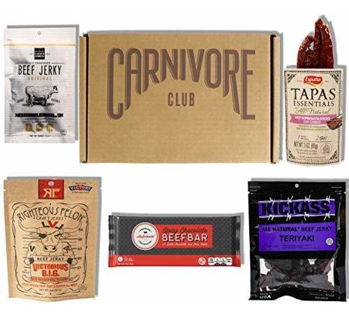 Carnívoro Club Beef Jerky Box - Deliciosa Cecina Y Carne Pa