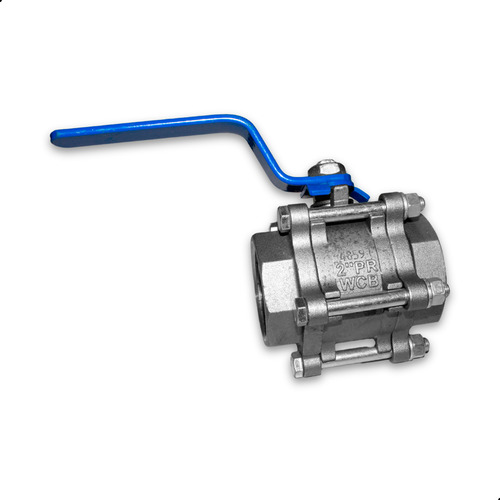 Valvula Registro Esfera Tripartida Aço Mga 2.1/2 Bsp