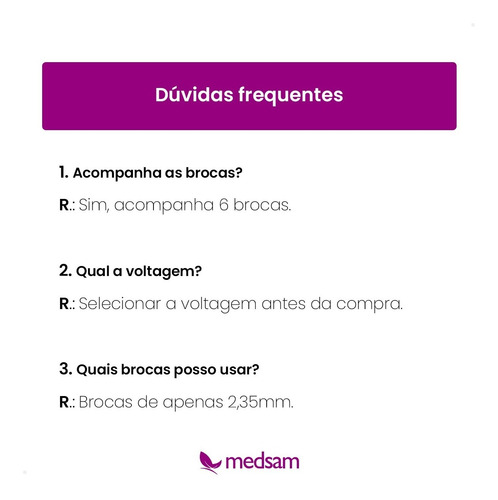 Motor De Suspensão Mini Com Brocas - Beltec