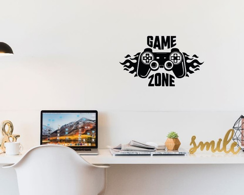 Game Zone Gamer Niños Decoración En Vinilo Adhesivo