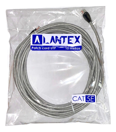 Cable Red Lantex 10 Metros Rj45 Categoría 5e