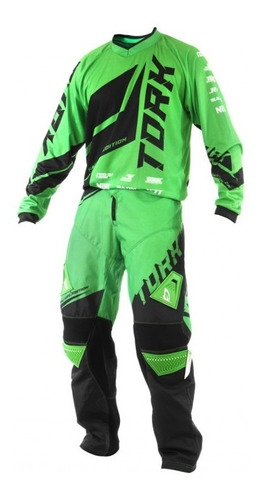 Conjunto Motocross Pro Tork Factory Edition Verde 
