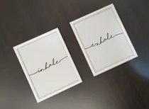 Comprar Cuadros Decorativos Modernos 30x40 X2 Inhale Exhale