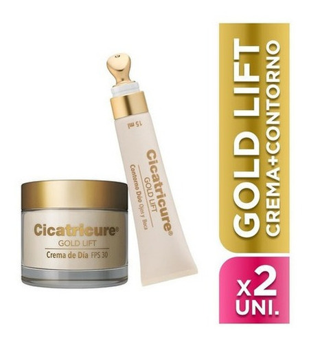 Cicatricure Promo Gold Lift Dia 50g Fps30 + Contorno De Ojos