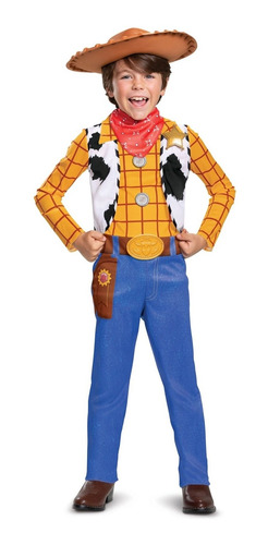 Disfraz Talla Medium Para Niño De Woody Toy Story 4 Para