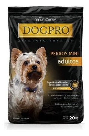 Alimento Balanceado Premium Dogpro Razas Mini 20 Kg