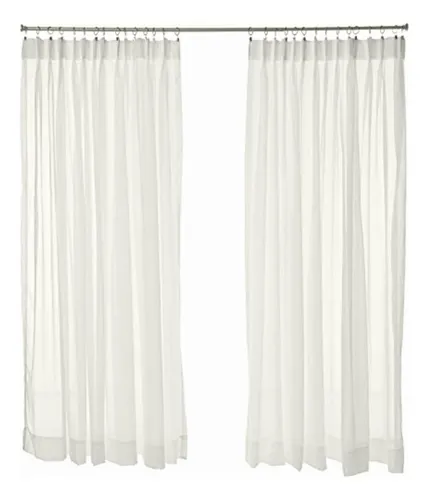 Pleated drapes discount