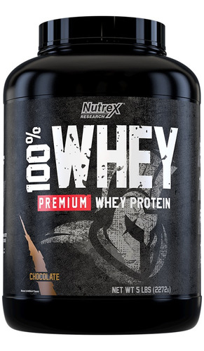 Proteína 100% Whey Premium Nutrex Research 5 Lbs Chocolate