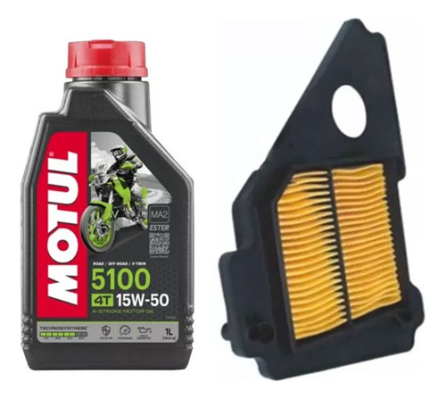 Kit Aceite Motul Filtro Aire Ybr Chino 125 Ed Full Z Tala