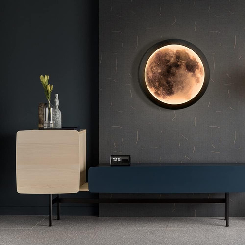 Espejo De Pared Redondo Mirror Moon Mirror Espejo Con Luz Am