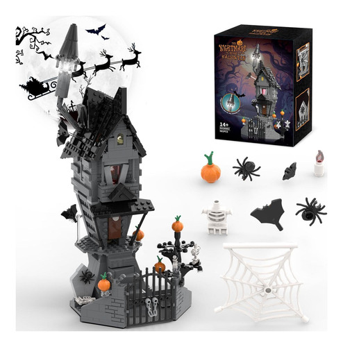 Set De Construcción Casa Embrujada Bricktribe 581 Piezas