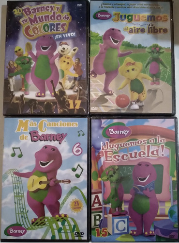 Pack Barney 4 Dvd Infantil - Original - Cinehome