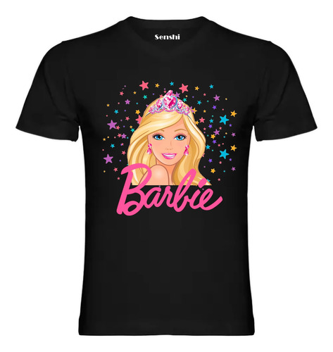 Polera Diseño Barbie Estampado Dtf Cod 001 - Senshi