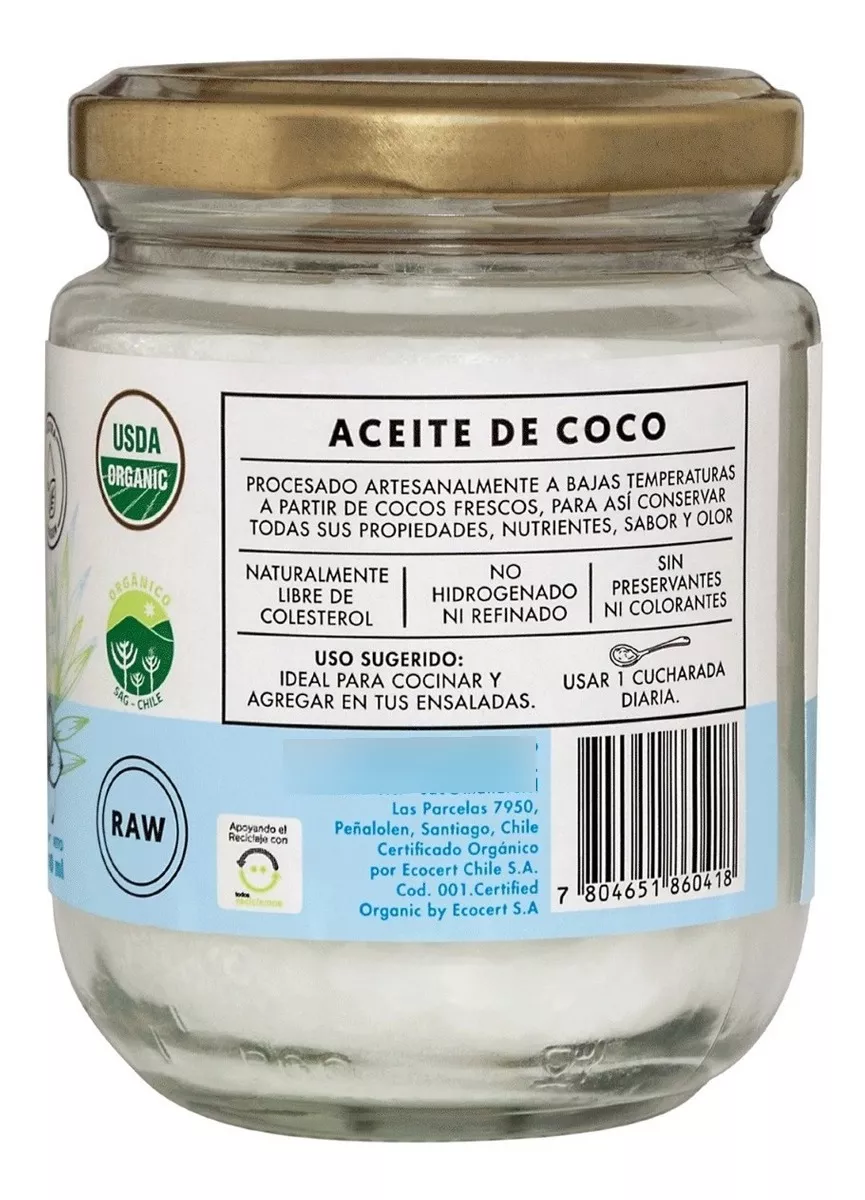 Tercera imagen para búsqueda de aceite de coco comestible