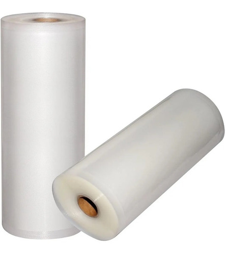 Imagen 2 de 6 de 2 Rollos P/ Empaque Al Vacío 28cmt Ancho X 15mt Largo C/u