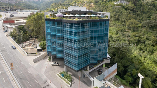 Excelente Y Amplia Oficina En Obra Gris En Venta Los Naranjos Del Cafetal, En Torre Empresarial De Reciente Data Caracas 23-24769