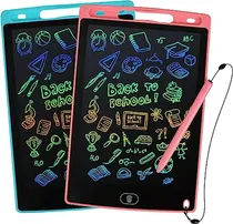 Comprar Tabletas De Escritura Lcd Para Niños, 2 Pizarras De Dibujo 8