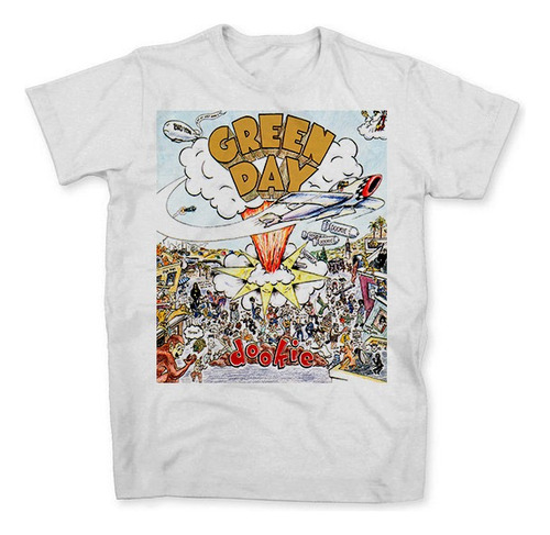 Camiseta Algodao Green Day Dookie Banda De Punk Rock Pop Eua