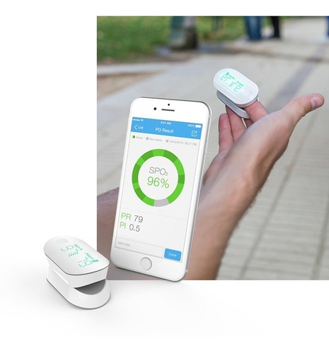 Ihealth Oxímetro De Pulso Bluetooth Compatible Android Ios