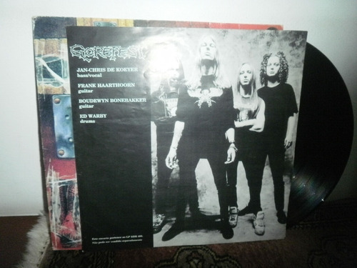 Lp/gorefest - False (com Encarte)