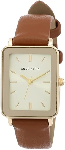 Reloj Mujer Anne Klein Correa De Piel 27 Mm Ak/3702chhy