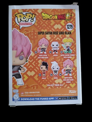Funko Pop Dragón Ball Goku Black Rose (Usado)