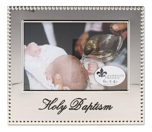 ~? Lawrence Frames 4x6 Holy Baptism Picture Frame