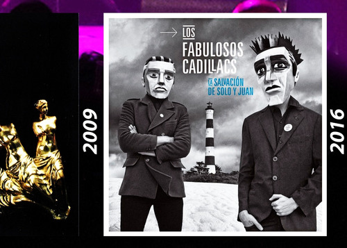 Póster Los Fabulosos Cadillacs Discografía D Estudio 100x100