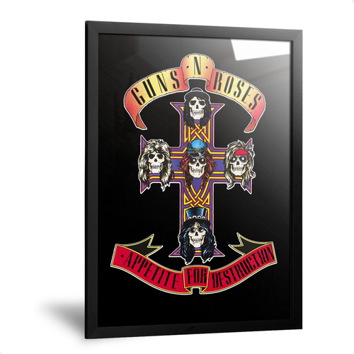 Cuadros Guns And Roses Logo Appetite For Destruction 35x50cm