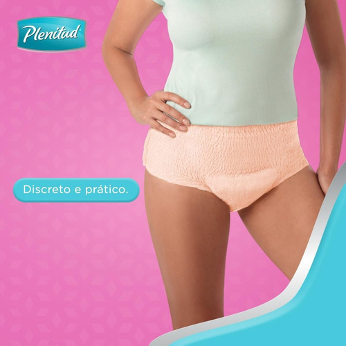 Fralda Adulto Plenitude Femme P/m Femal 8 Unidades