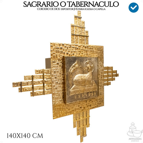 Sagrario Con Expositor De Santisimo Liturgico Caja 40x40